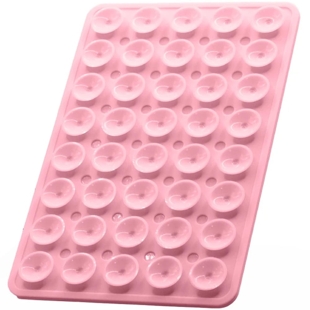 Uchwyt na telefon z przyssawką Mobile Origin Sticker Phone Mount O1, różowy