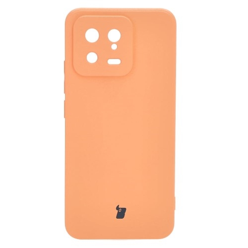 Image of Etui Bizon Case Silicone Sq do Xiaomi 13, pomarańczowe