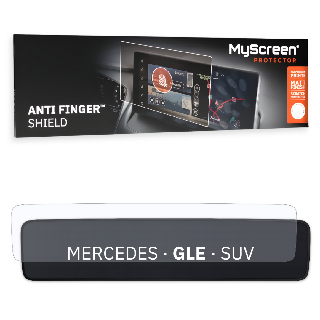 Folia samochodowa na ekran główny, MyScreen Anti Finger Shield do Mercedes GLE V167 (2023-2026), matowa