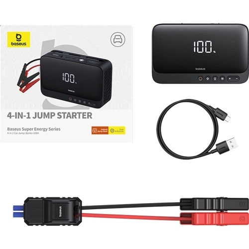 Image of Powerbank / rozrusznik Jump Baseus Super Energy BS-CH013, 600A, 6000mAh, czarny