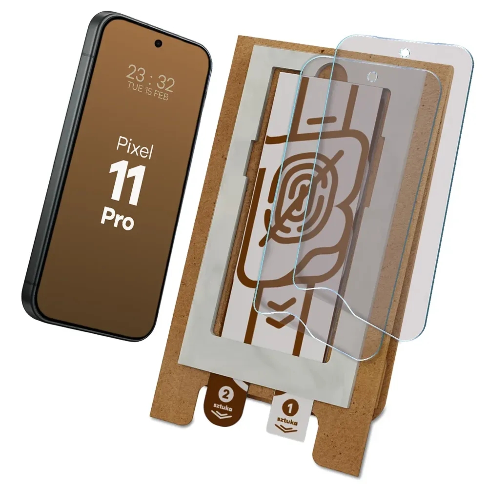 2x Folia matowa z eko aplikatorem Bizon Eplikator Film Matte do Google Pixel 11 Pro