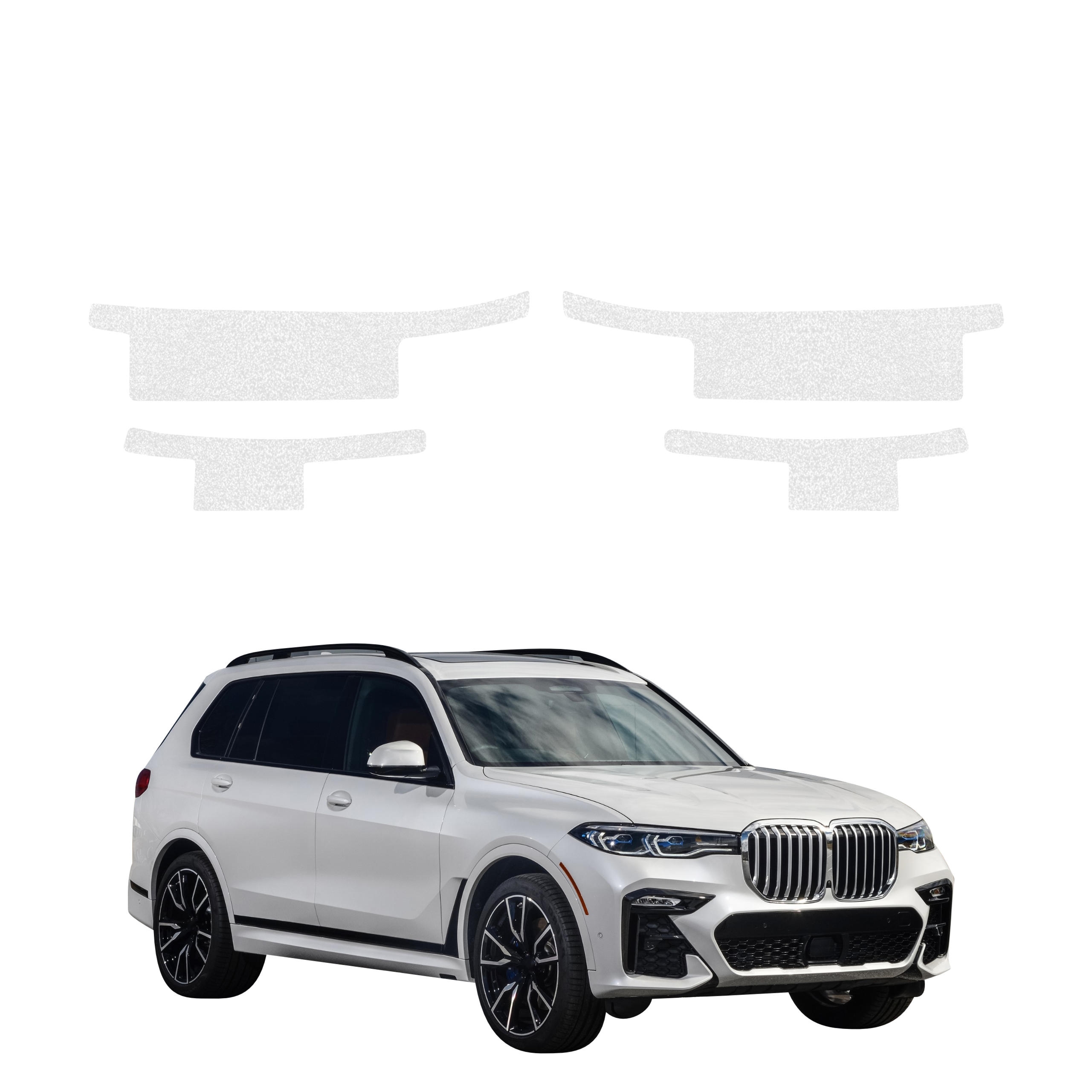 4w1 Bezbarwna powłoka techniczna Grizz Protector na progi BMW X7 G07 (2018-2022)