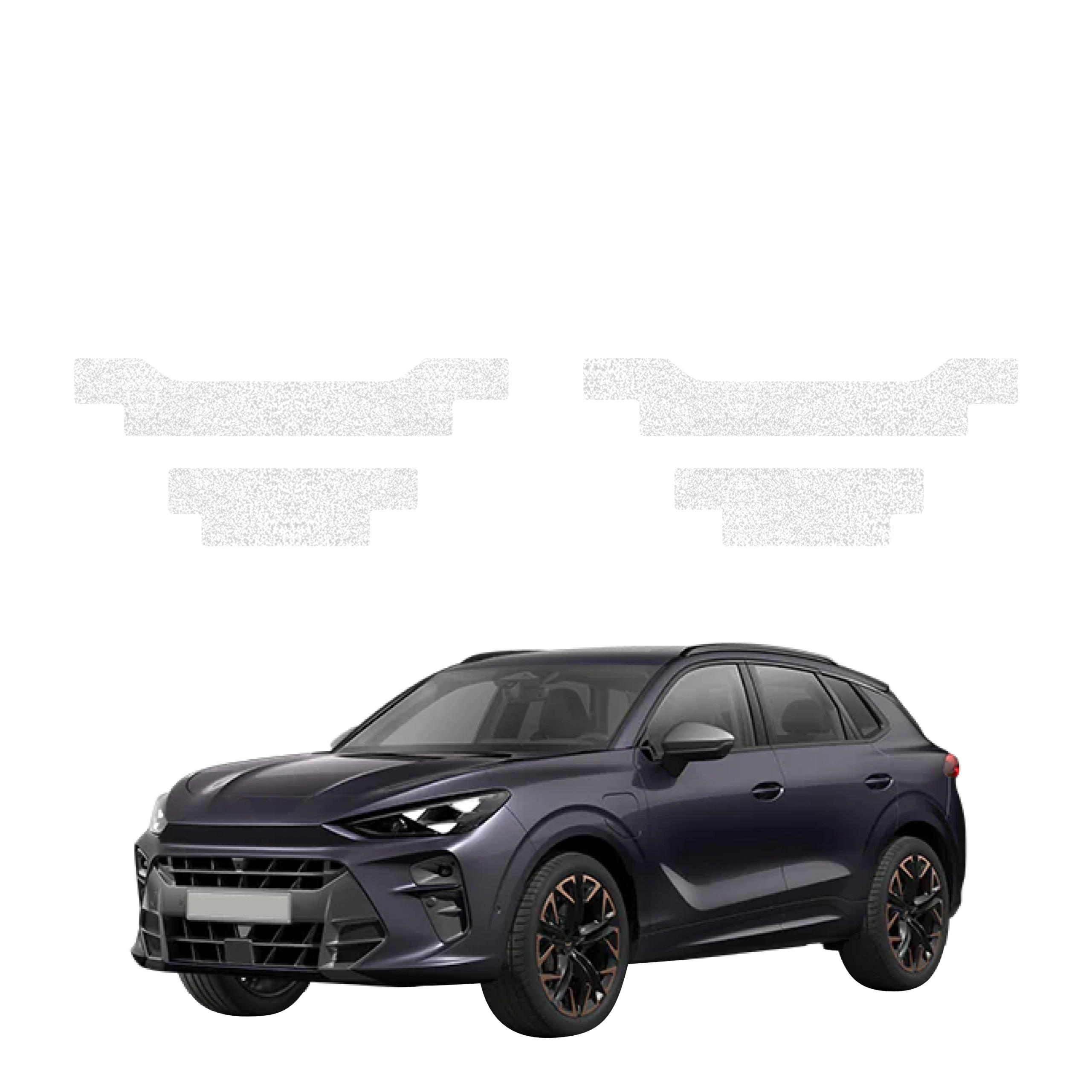 4w1 Biała powłoka techniczna Grizz Protector na progi Cupra Terramar (2024-2026)