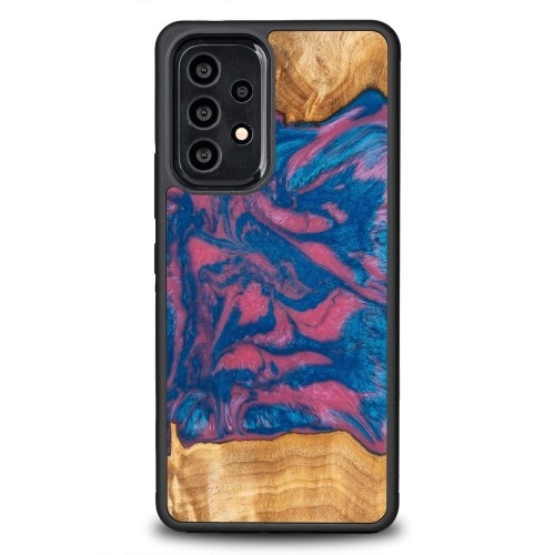 Image of Drewniane etui do Galaxy A73 5G, Bewood Unique Neons Vegas