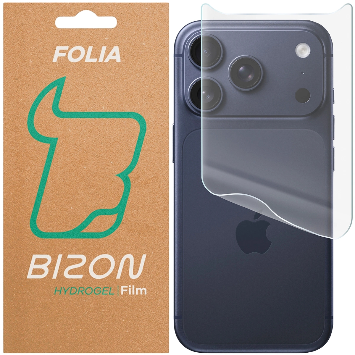 Folia hydrożelowa na tył Bizon Film Hydrogel Back do iPhone 17 Pro, 1 sztuka