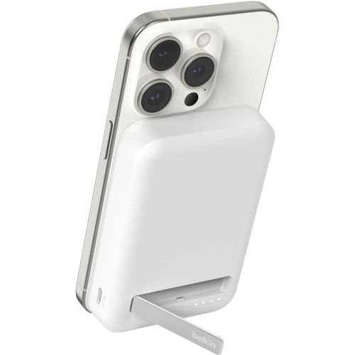 Image of Bateria Belkin Boost Pro Power Bank z MagSafe Qi2 8K 15W 8000 mAh + Stand, biała