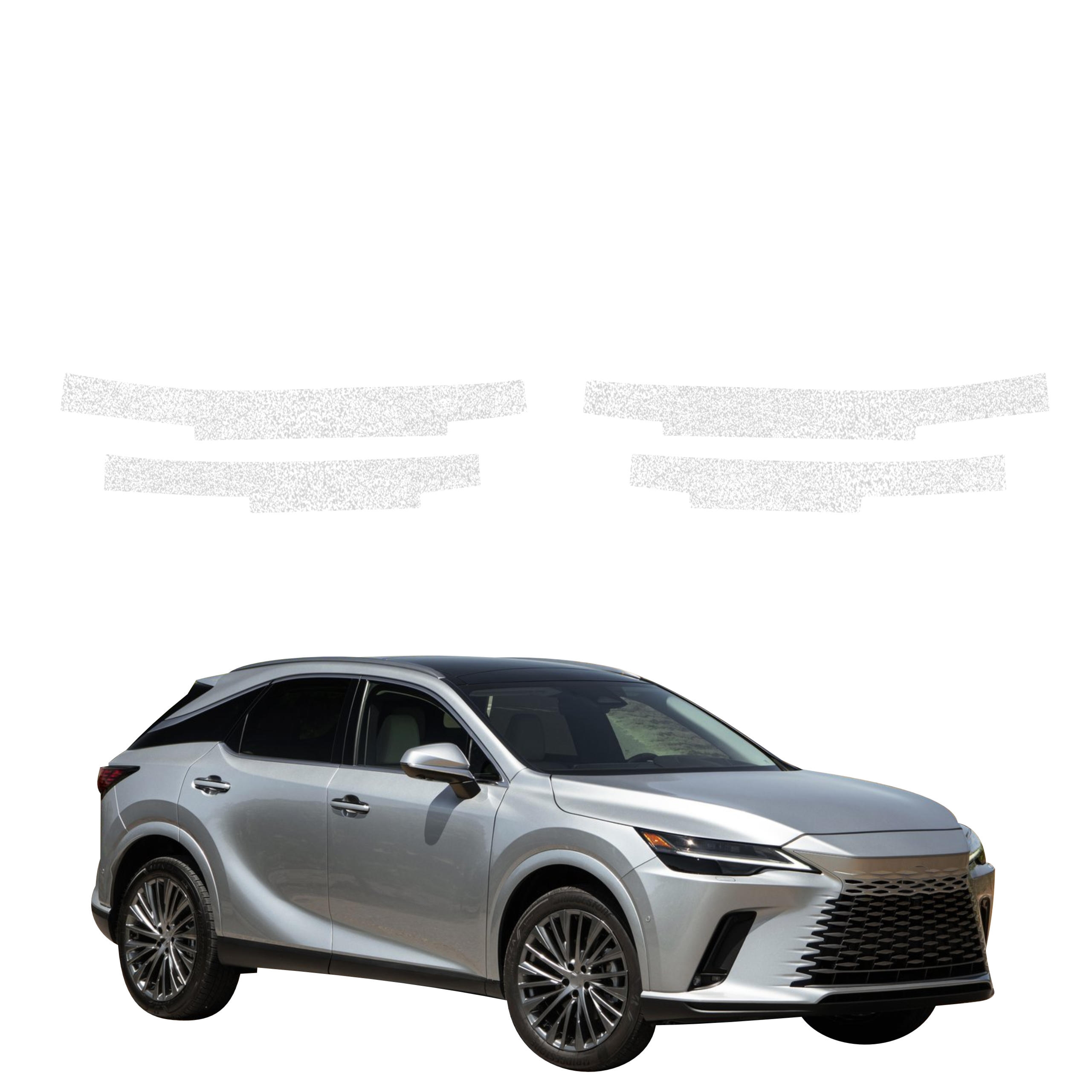 4w1 Biała powłoka techniczna Grizz Protector na progi Lexus RX 350h (2022-2026)