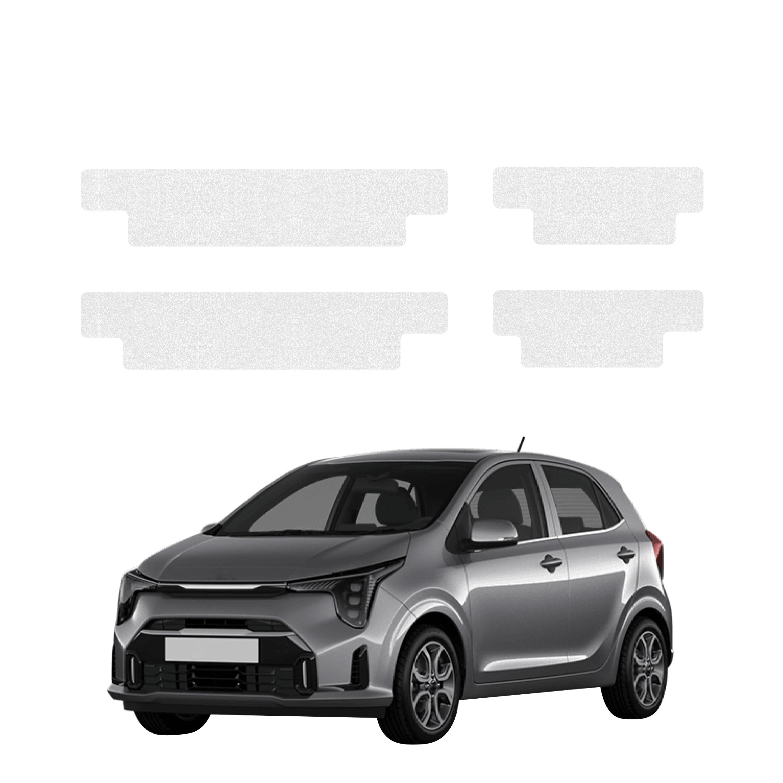 4w1 Bezbarwna powłoka techniczna Grizz Protector na progi Kia Picanto (2023-2026)