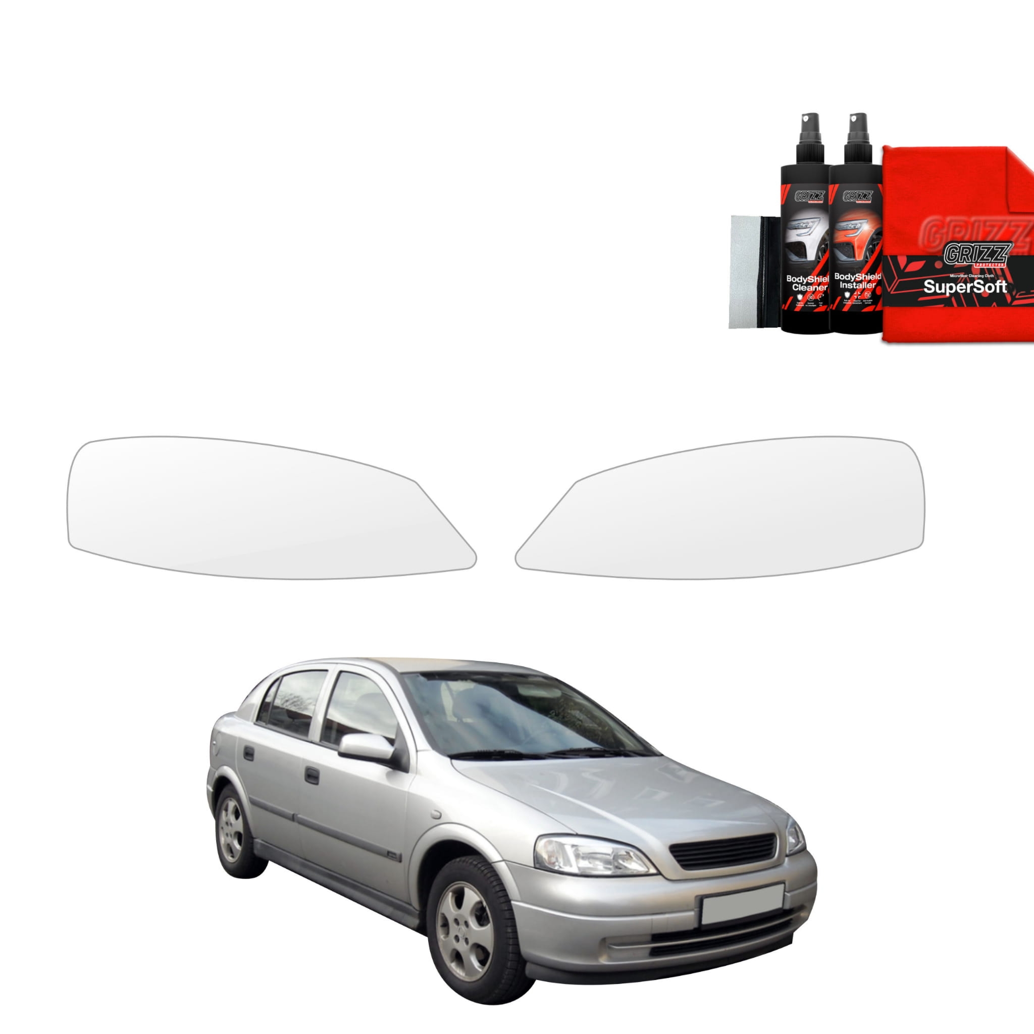 2w1 Folia ochronna na lampy Grizz Protector do Opel Astra G Hatchback 5D (1998-2009)