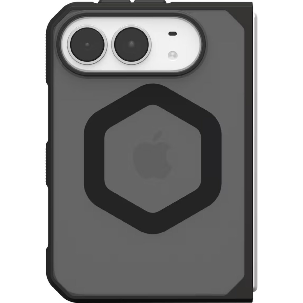 Etui UAG Mouve do MagSafe do iPhone Duo, przydymione z czarną ramką