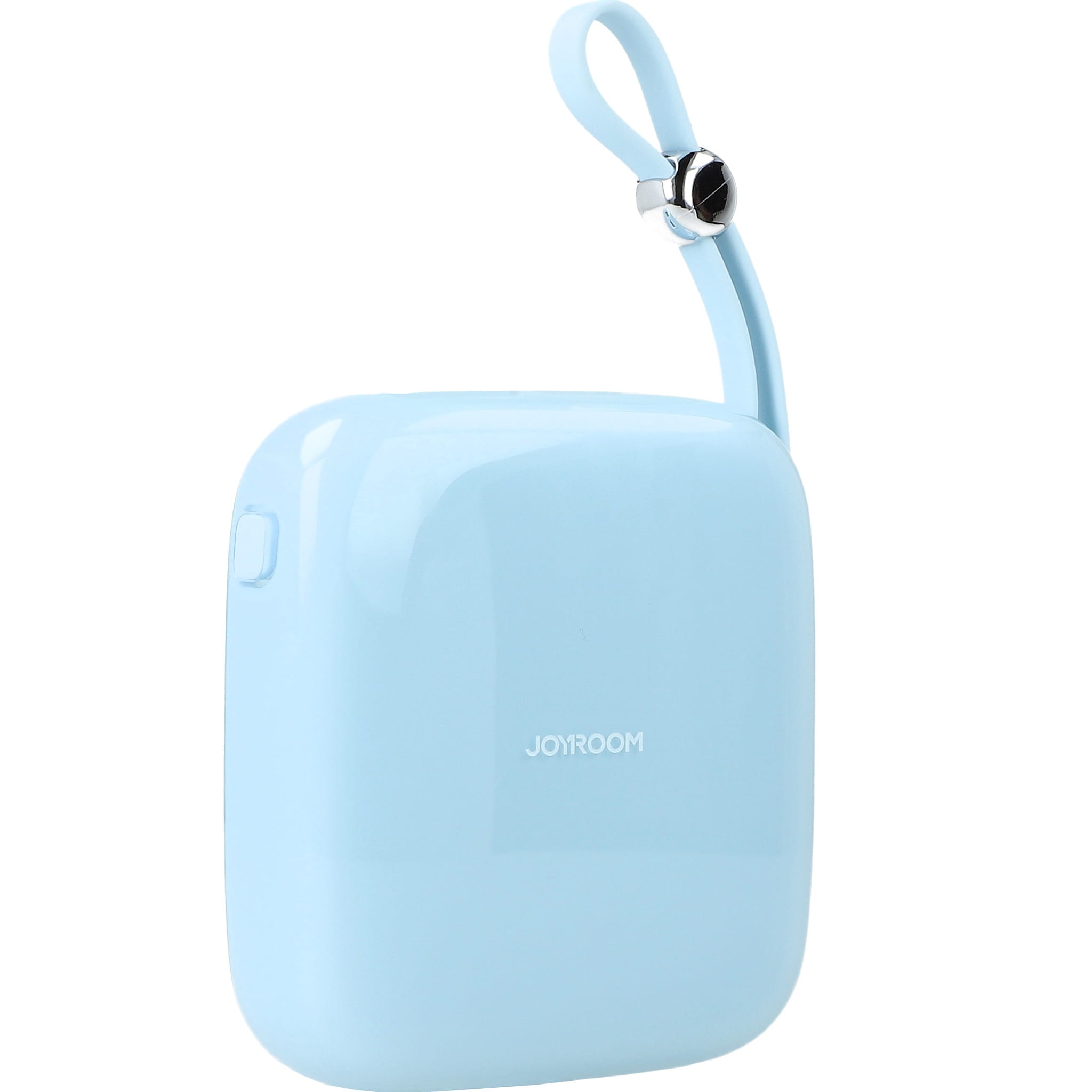 Image of Powerbank Joyroom Jelly Series 10000mAh 12W USB-C/USB-A, z kablem Lightning, niebieski