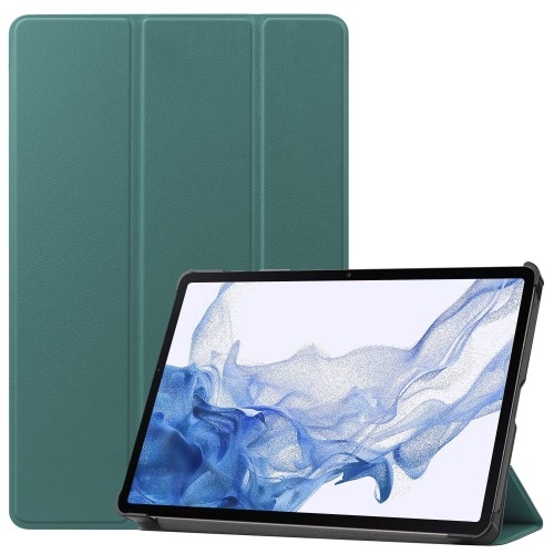 Image of Etui Bizon Case Tab Croc do Galaxy Tab S9, ciemnozielone