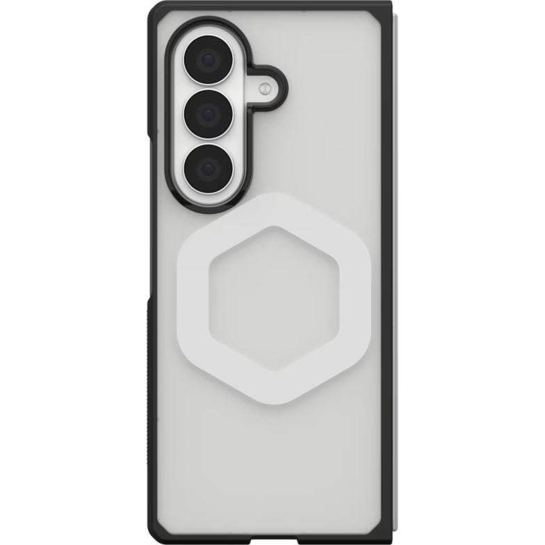Etui Urban Armor Gear Mouve do MagSafe do Galaxy Z Fold8 Ultra, przezroczyste z czarną ramką