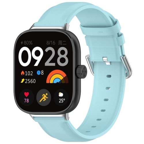 Image of Pasek Bizon Strap Watch Casual do Xiaomi Redmi Watch 4/Xiaomi Band 8 Pro, błękitny