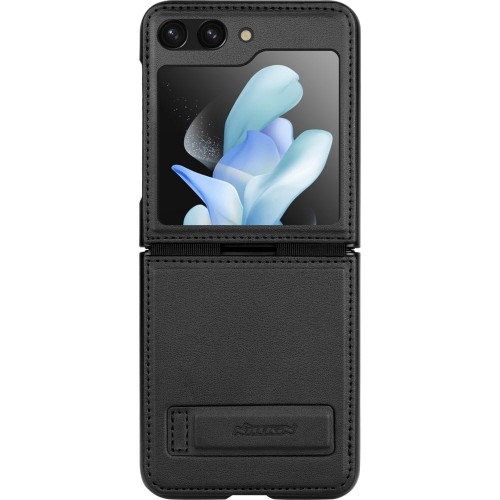 Image of Etui Nillkin Qin leather case do Galaxy Z Flip5, czarne