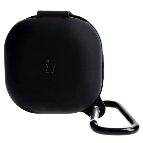 Image of Etui Bizon Case Headphone Silicone do Galaxy Buds Live / Pro / Buds2 / Buds2 Pro / Buds FE, czarne