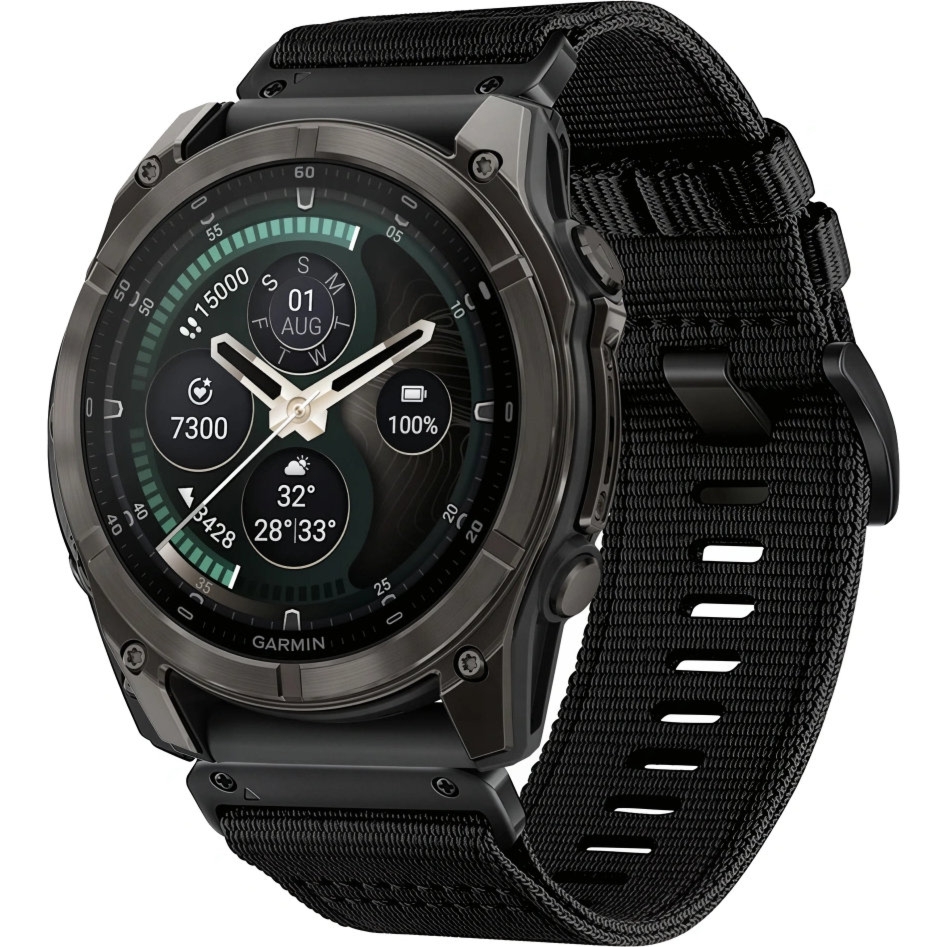 Pasek Tech Protect Nylon Classic do QuickFit 22 mm, czarny