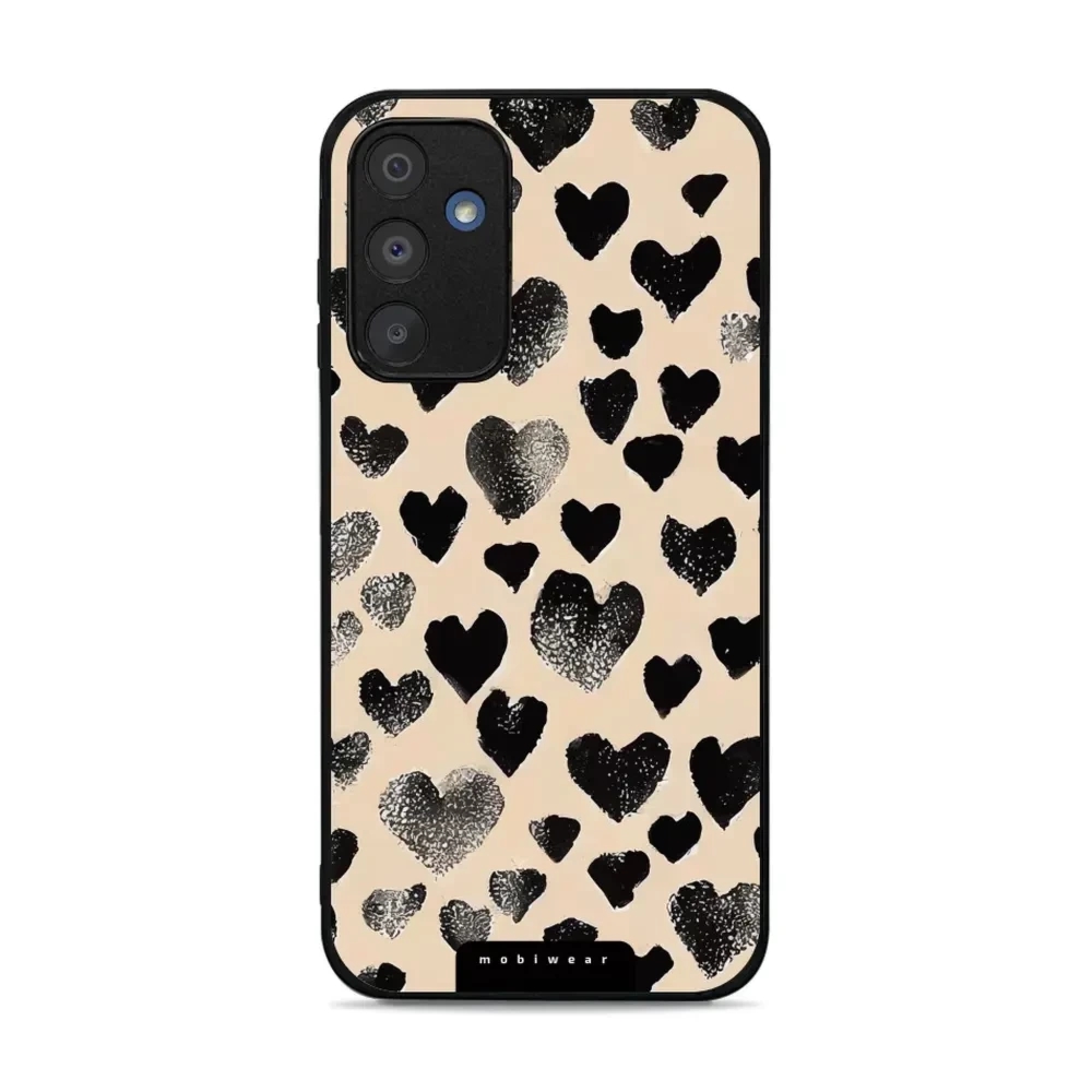 Etui ochronne do Galaxy M15 5G, Mobiwear Glossy Case, beżowa miłość