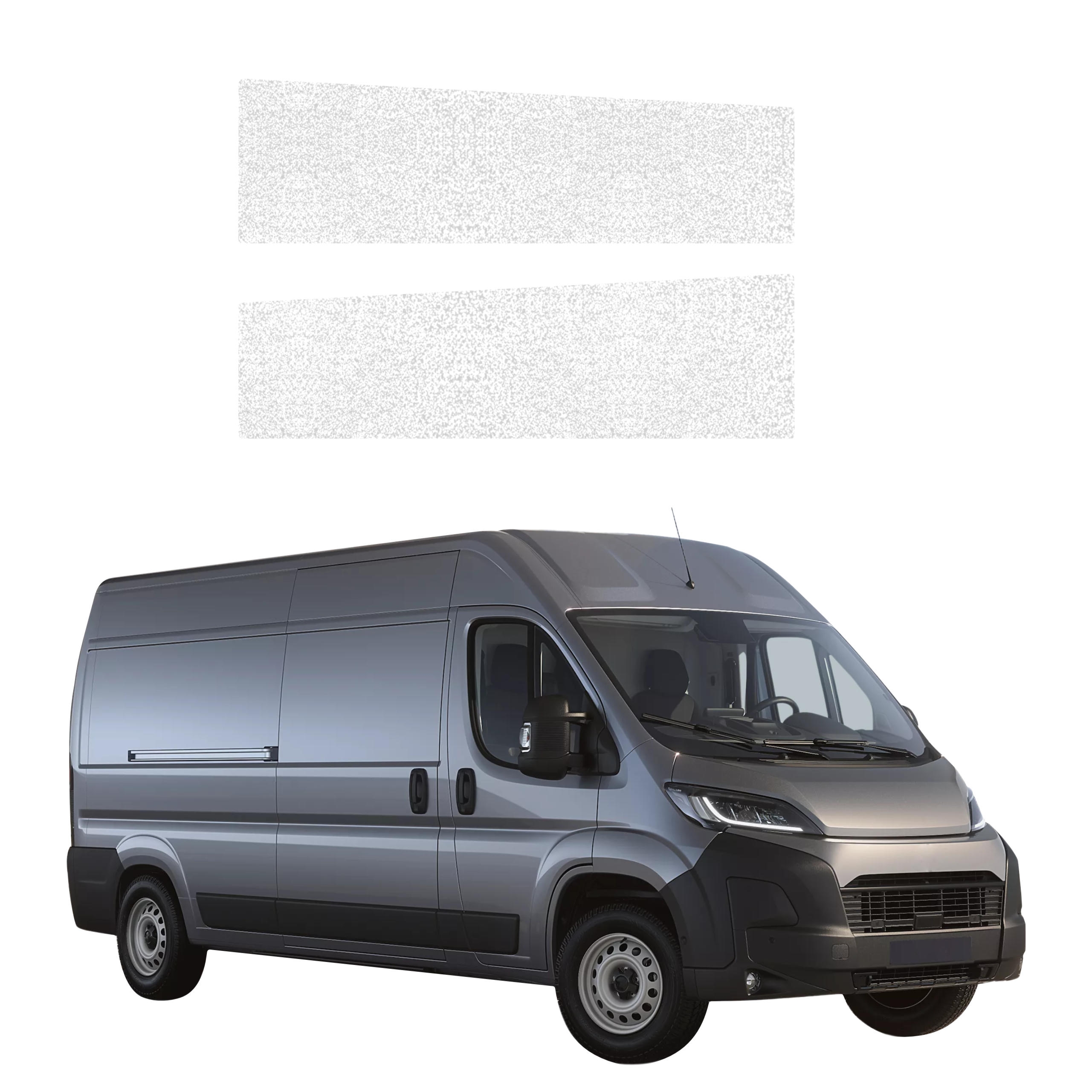 2w1 Biała powłoka techniczna Grizz Protector na przednie progi Toyota Proace Max (2024-2026)