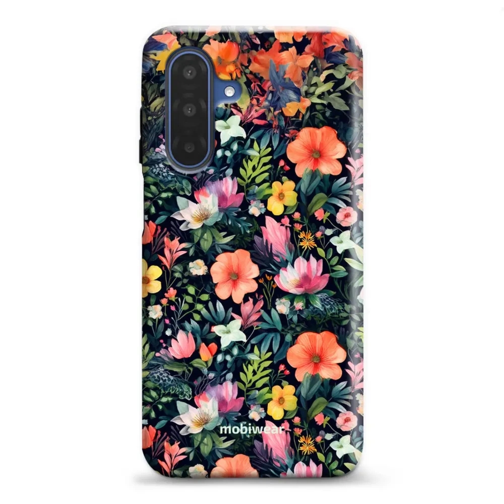 Etui ochronne do Galaxy A17 5G, Mobiwear Elite Pro, kolorowo-kwieciste