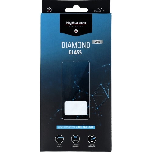 Image of Szkło hartowane MyScreen Diamond Glass Lite FG do iPhone 14 Pro, przezroczyste