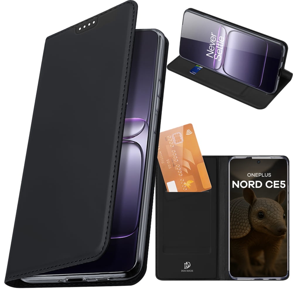 OUTLET: Etui z klapką Dux Ducis Skin Pro do OnePlus Nord CE5, czarne