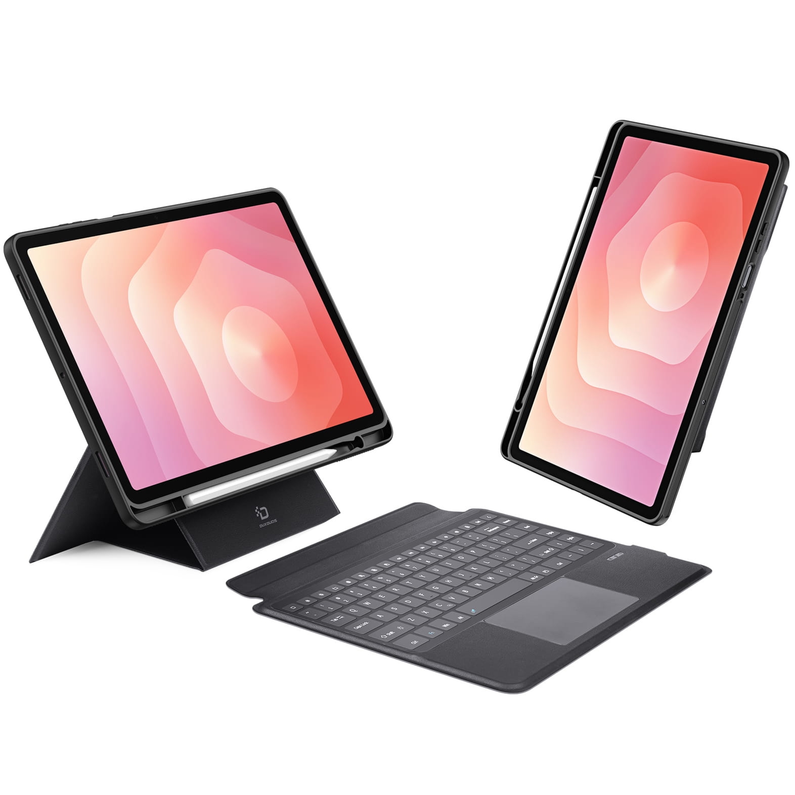 Etui z podświetlaną klawiaturą Bluetooth Dux Ducis (DK Series) do Galaxy Tab S11, czarne