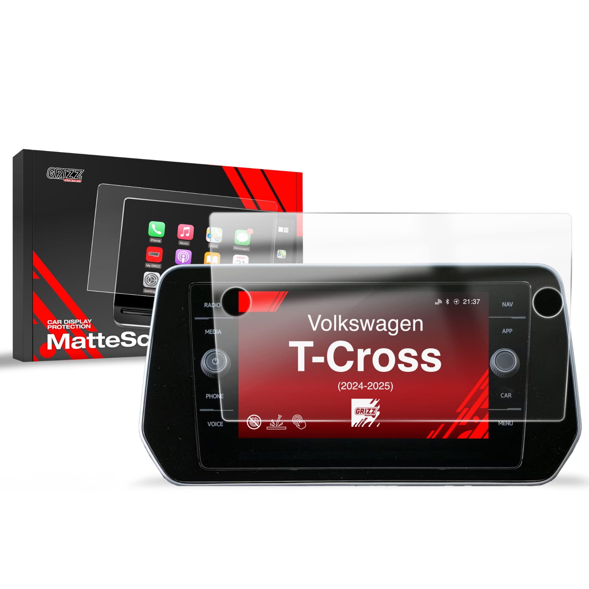 Folia matowa Grizz Protector do Volkswagen T-Cross Discover Media (2024-2026)