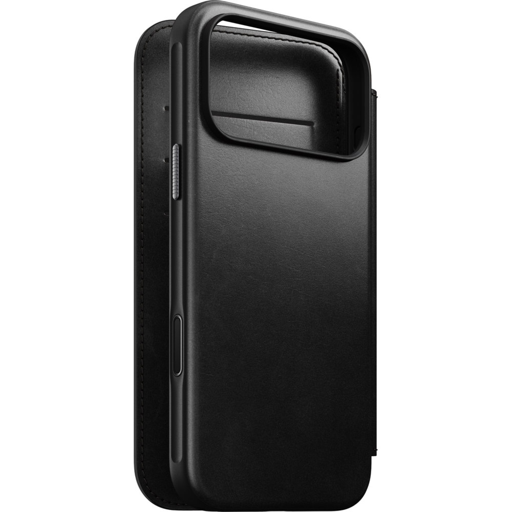 Etui z klapką Nomad Modern Leather Folio Horween Series do MagSafe, do iPhone 18 Pro Max / 17 Pro Max, czarne