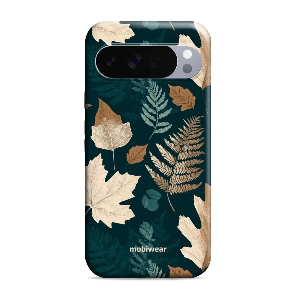 Etui ochronne do Google Pixel 10 Pro XL, Mobiwear Elite Pro, zielnik z liści i paproci