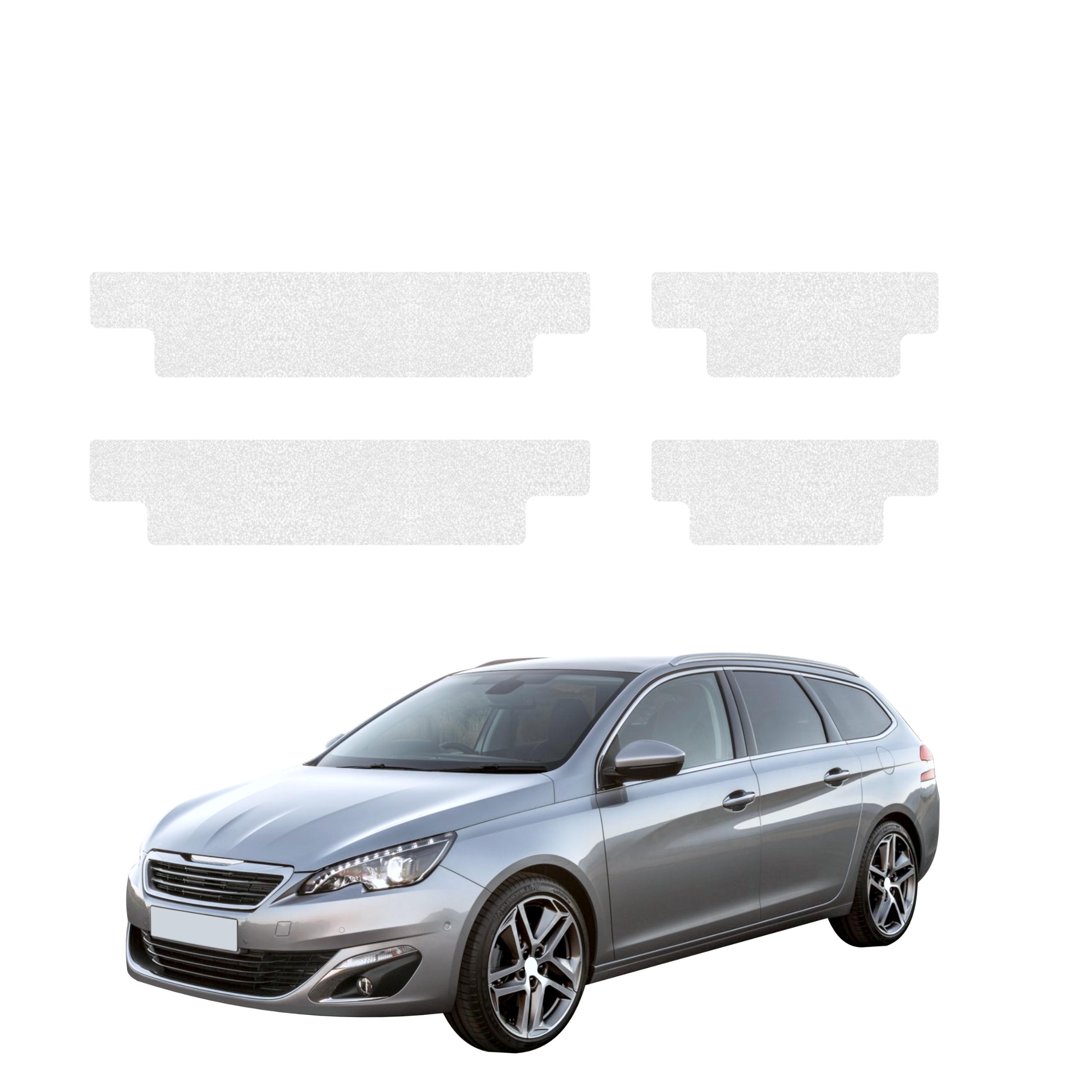4w1 Bezbarwna powłoka techniczna Grizz Protector na progi Peugeot 308 Kombi (2013-2021)