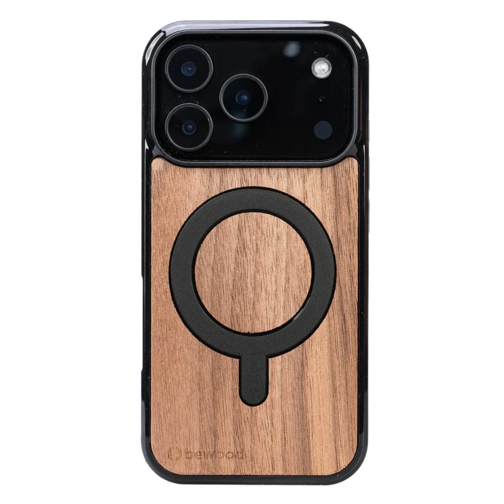 Drewniane etui do iPhone 17 Pro, Bewood Orzech Amerykański MagSafe