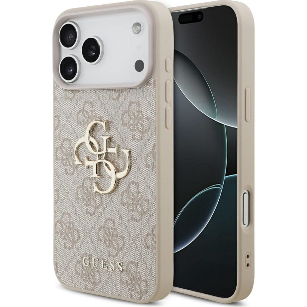 Etui Guess Hardcase 4G Big Metal Logo do iPhone 18 Pro Max / 17 Pro Max, różowe