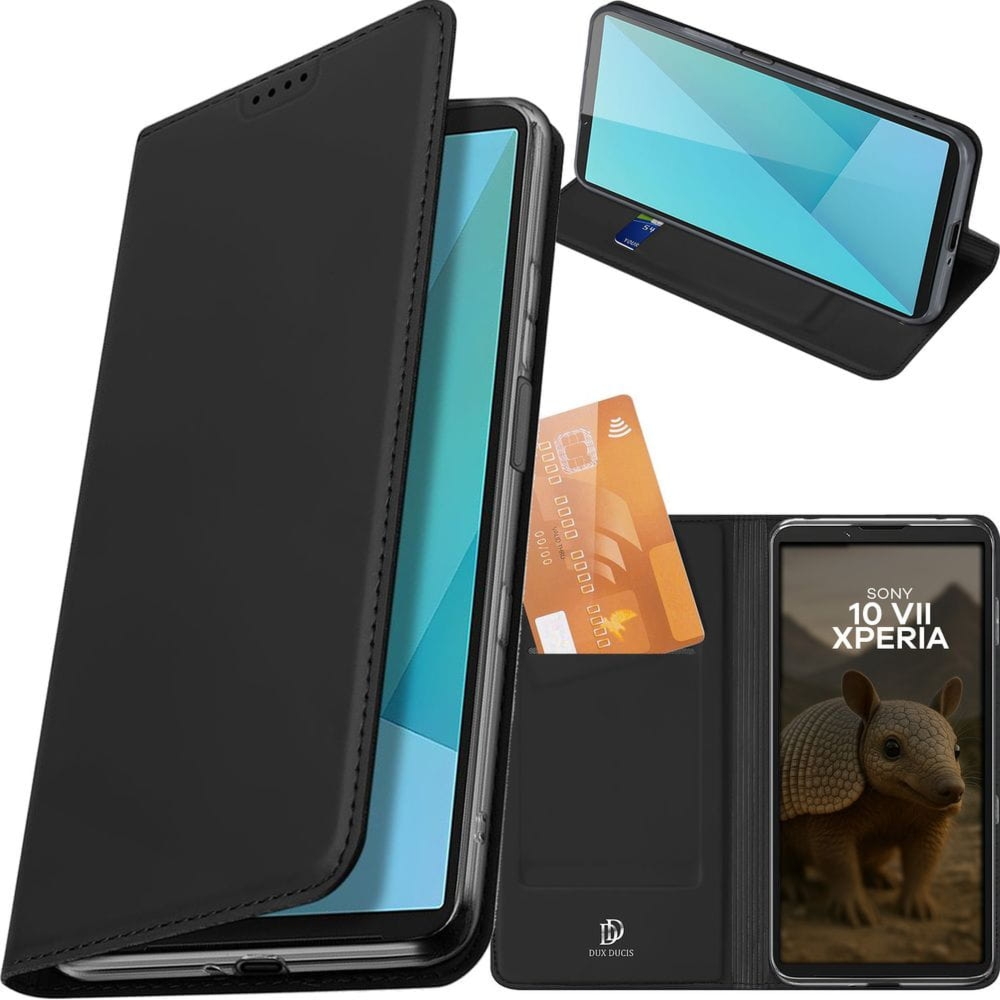 Etui z klapką Dux Ducis Skin Pro do Xperia 10 VII, czarne