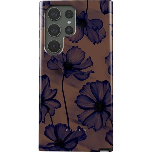 Image of Etui Burga Velvet Night Tough do Galaxy S23 Ultra, brązowo-granatowe