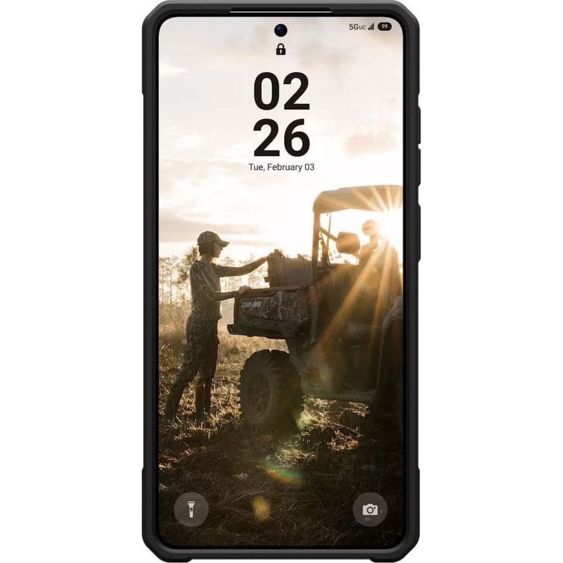 OUTLET: Etui pancerne Urban Armor Gear UAG Monarch Pro Mag do MagSafe do Galaxy S26 Ultra, czarne z włóknem węglowym