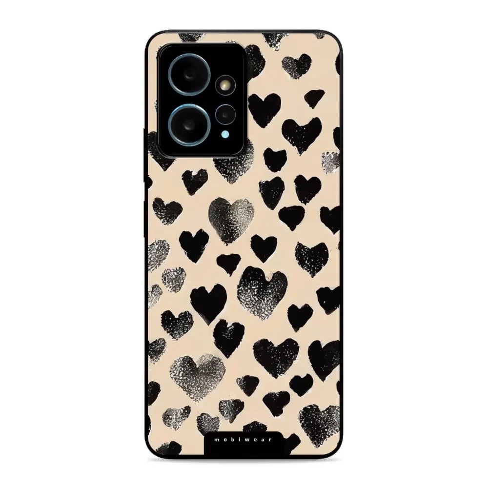 Etui ochronne do Xiaomi Redmi Note 12 4G, Mobiwear Glossy Case, beżowa miłość
