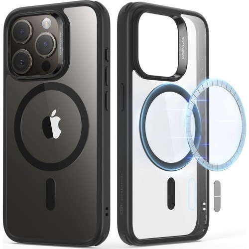 Image of Etui ESR CH Halolock MagSafe do iPhone 15 Pro Max, przezroczysto-czarne