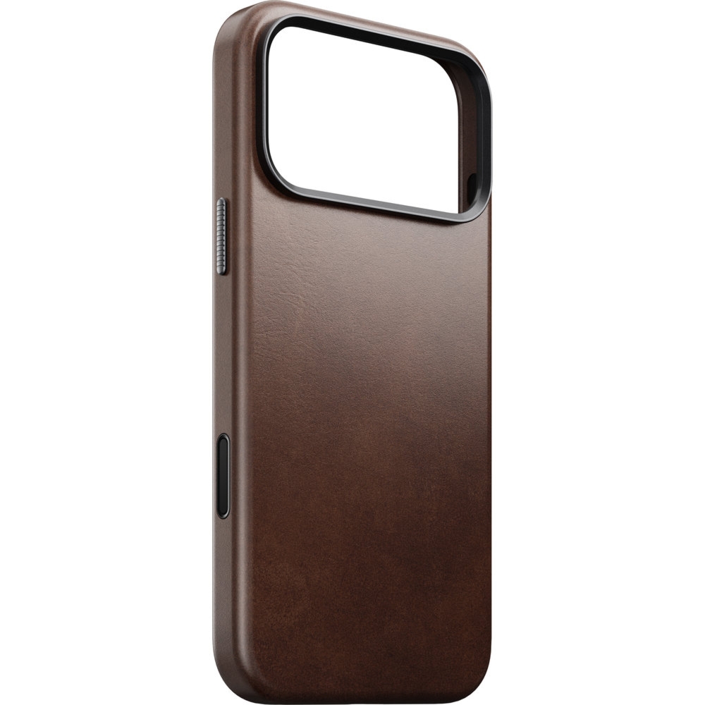 Skórzane etui Nomad Traditional Leather Case Horween Series do MagSafe do iPhone 18 Pro Max / 17 Pro Max, rustykalne brązowe
