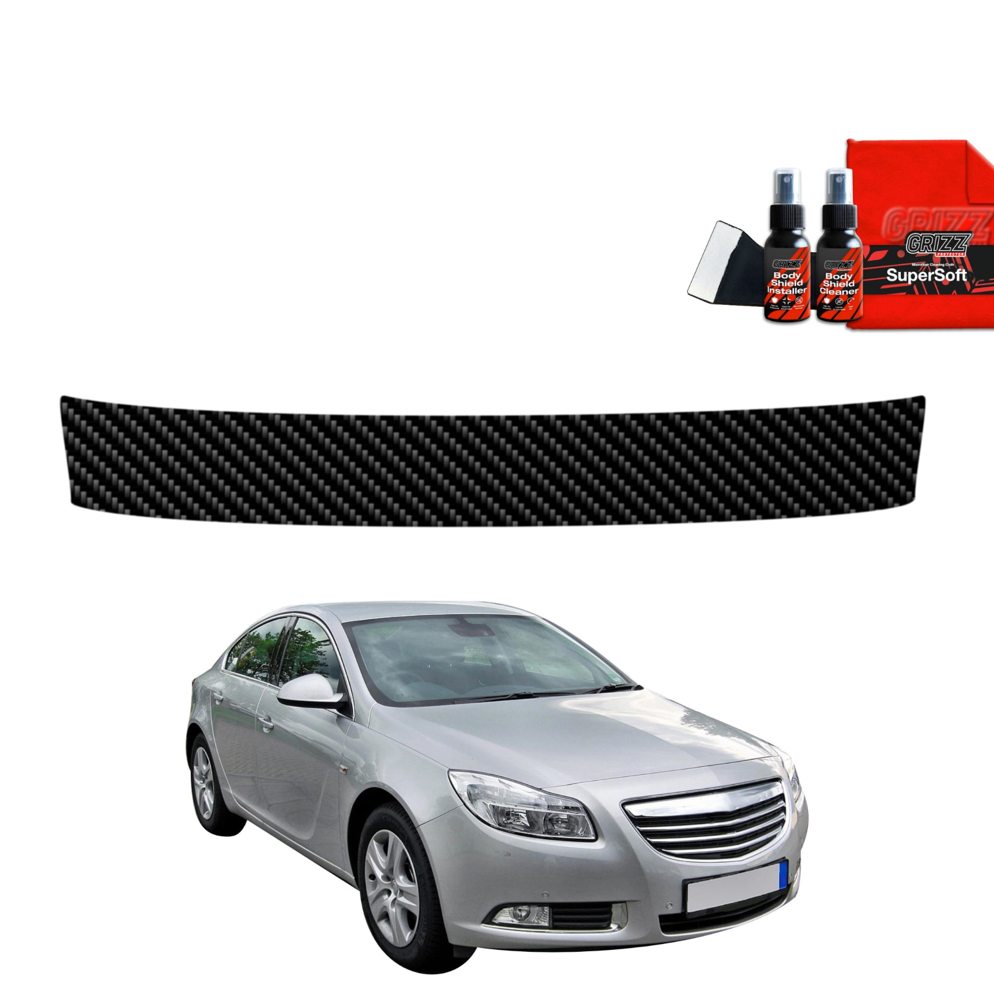 Folia karbonowa Grizz Protector na próg bagażnika do Opel Insignia A Kombi 5D (2008-2013)