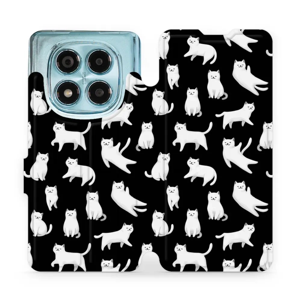 Etui z klapką do Xiaomi Redmi Note 14 Pro 4G, Mobiwear Book, kotki luna