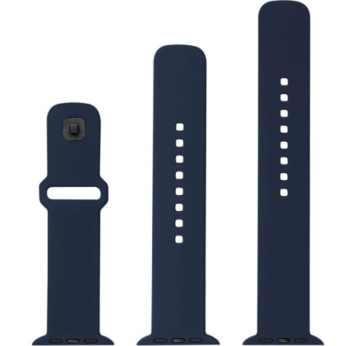 Image of Silikonowy pasek Fixed Silicone Strap do Apple Watch 49/46/45/44 mm, granatowy