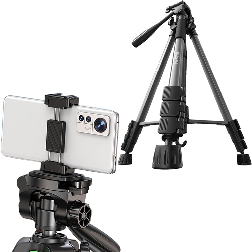Uchwyt, kijek, statyw Ugreen Professional Tripod LP661 na telefon, kamerę, aparat, czarno-szary