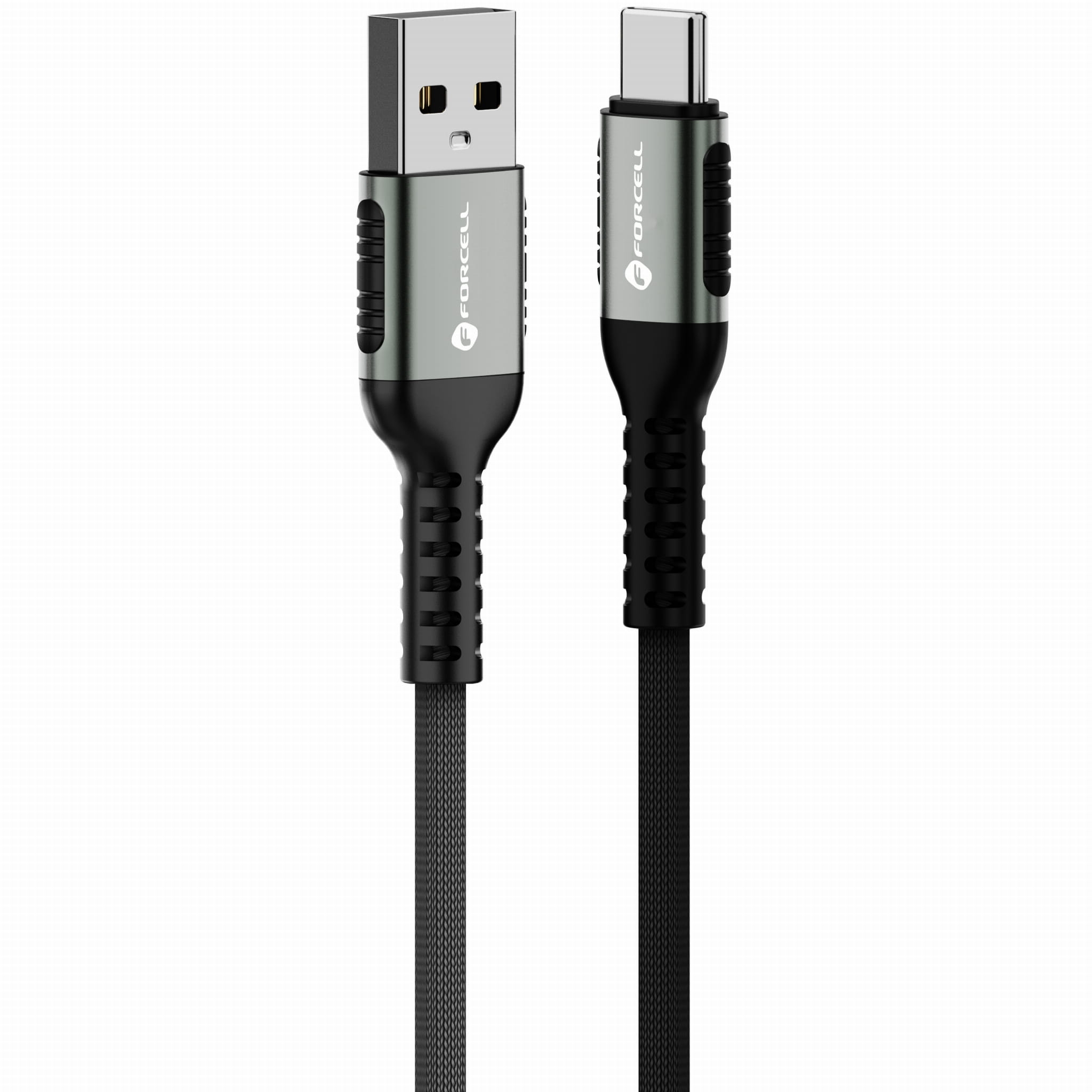 Image of Kabel Forcell F-Energy C256 USB-A do USB-C, 3A, 66W, 1,2 m, czarny