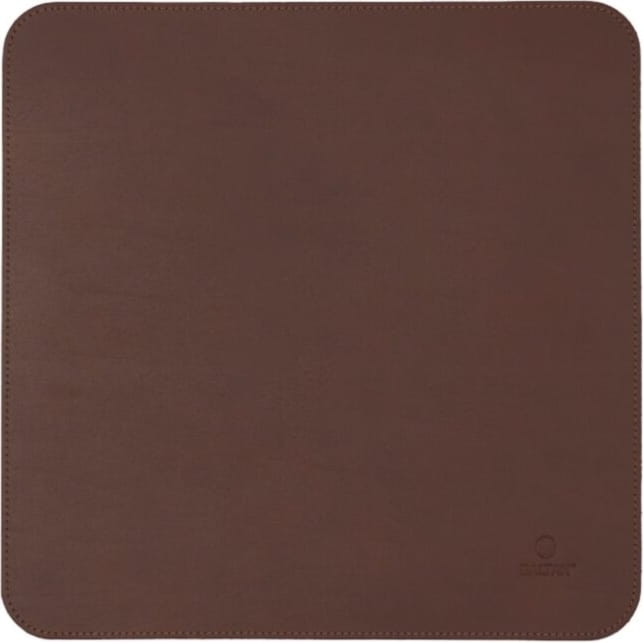 Podkładka skórzana / mata na biurko Baltan 300×300 (M), ciemny brąz