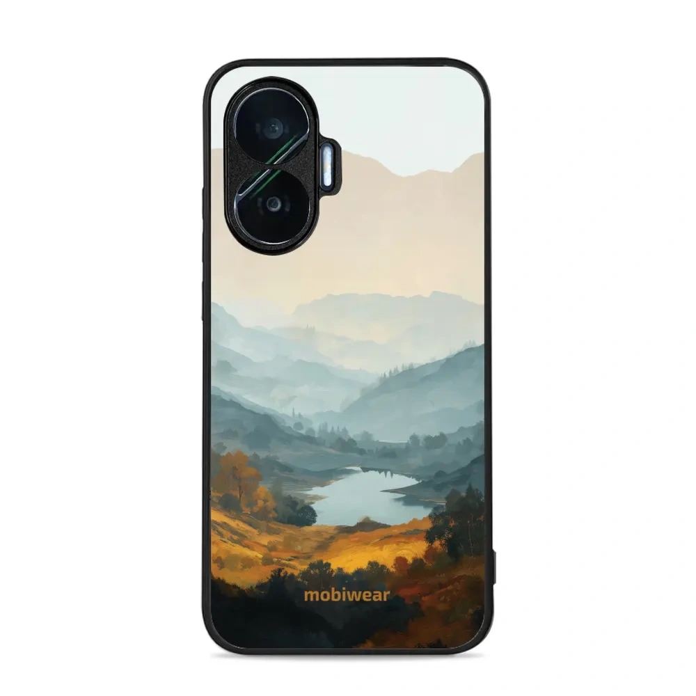 Etui ochronne do Xiaomi POCO F7, Mobiwear Glossy Case, jezioro w dolinie