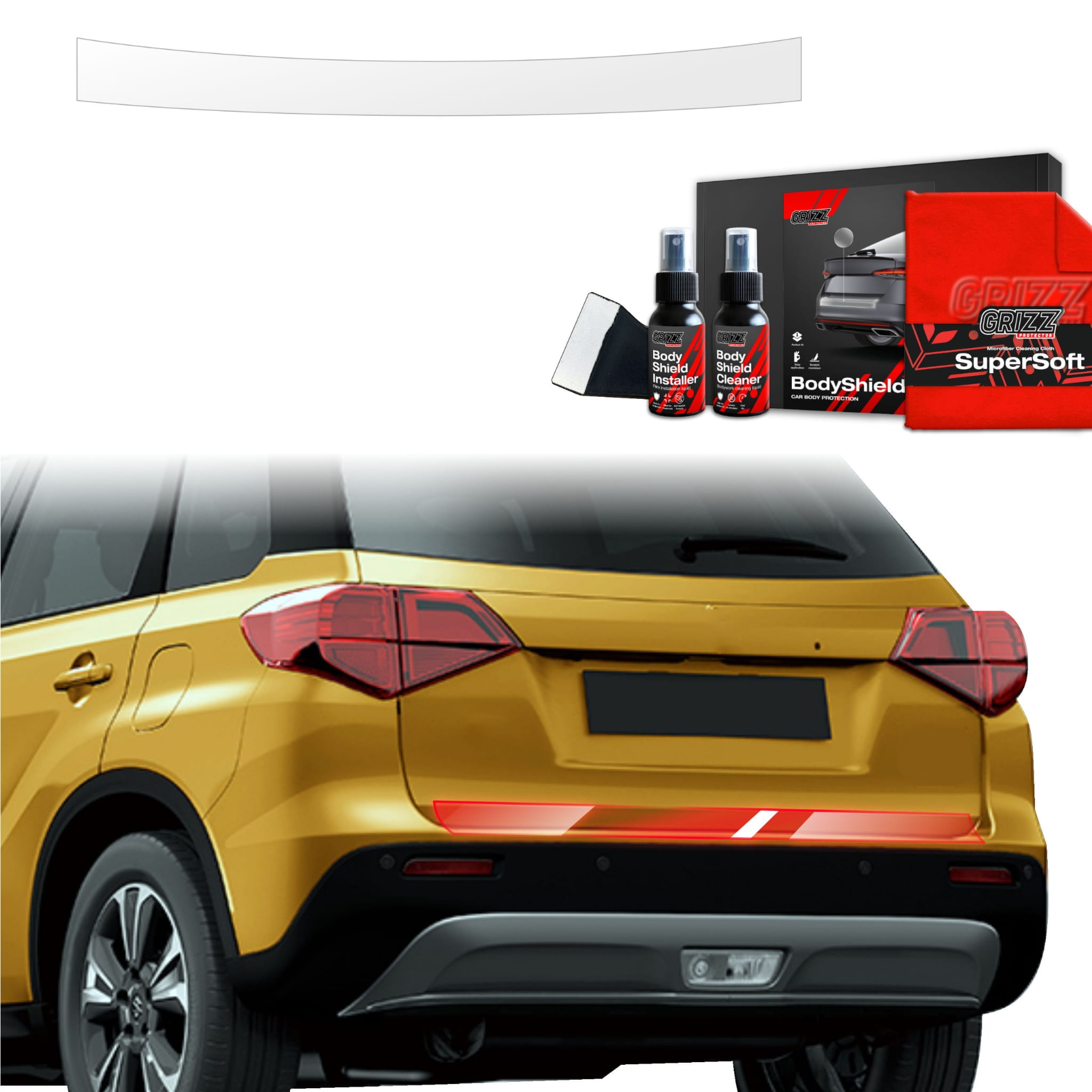 Folia ochronna Grizz Protector na próg bagażnika do Suzuki Vitara Facelift (2024-2026)