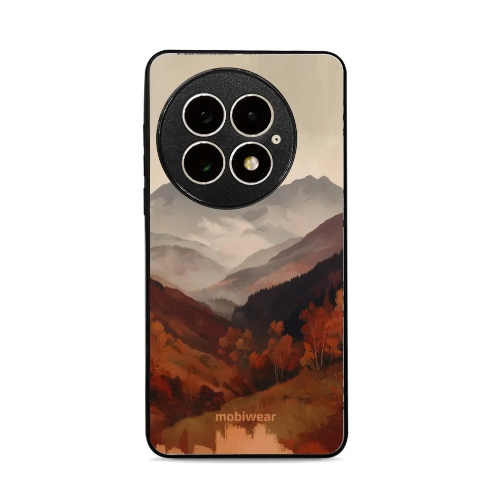 Etui ochronne do OnePlus 13, Mobiwear Glossy Case, mglista dolina w górach