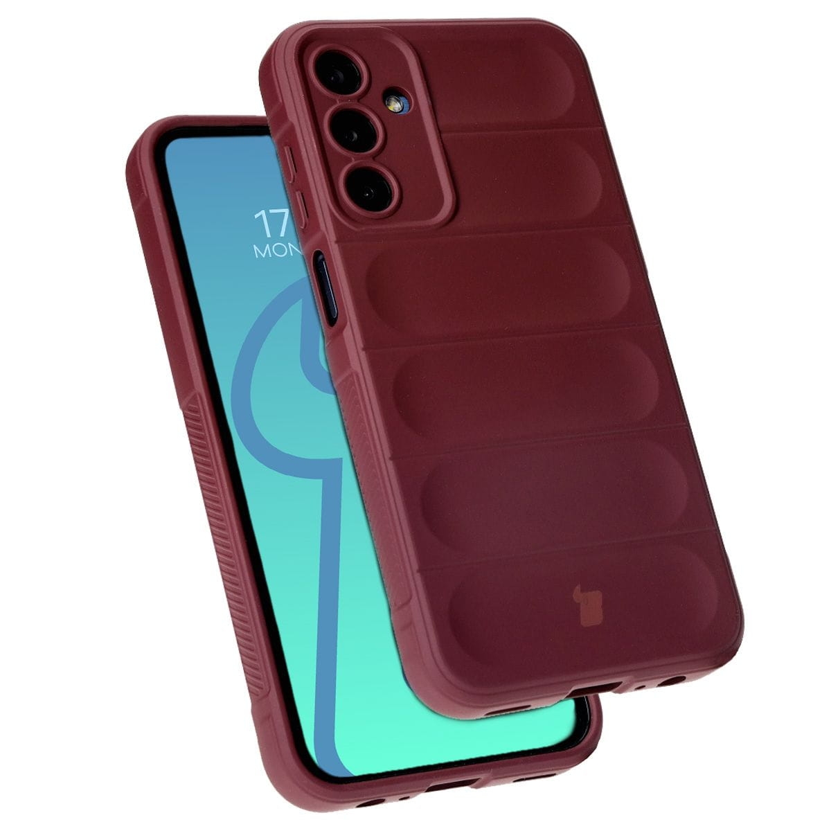 Image of Pancerne etui Bizon Case Tur do Galaxy M15 5G, burgundowe