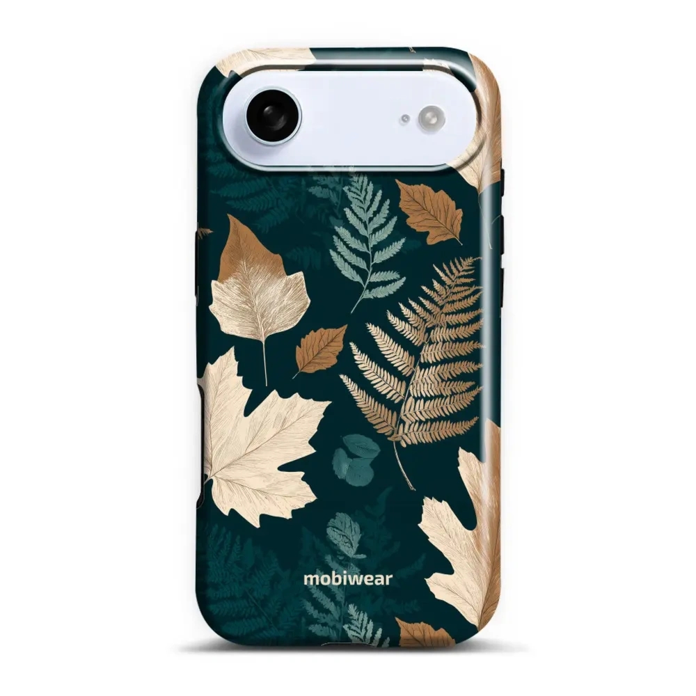 Etui ochronne do iPhone Air, Mobiwear Elite Pro, zielnik z liści i paproci